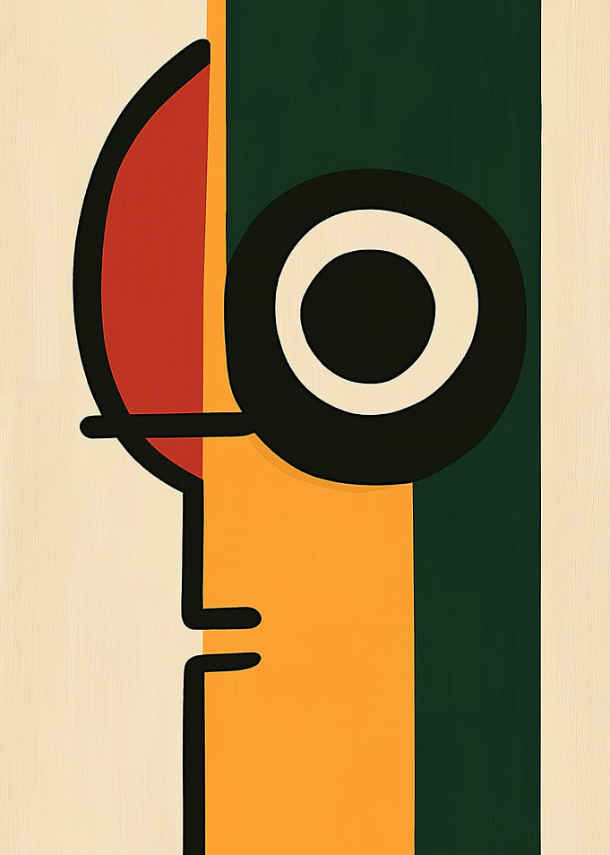 Abstract Face Art