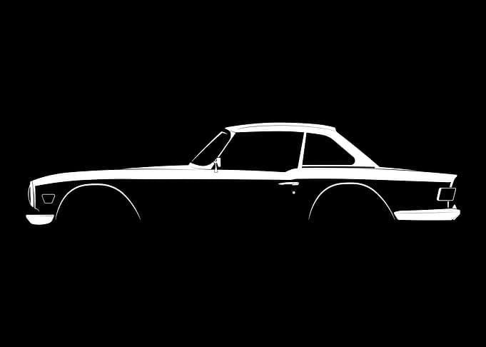 TR6 Hardtop Silhouette