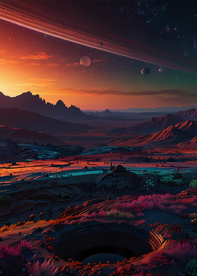 Alien Planet Sunset