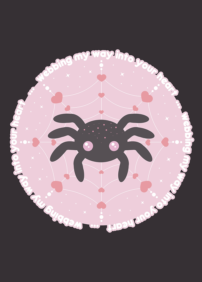 Kawaii Love Spider