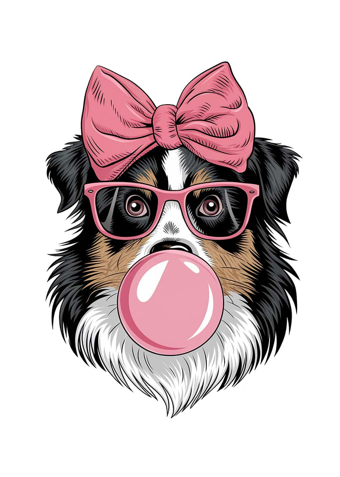Funny Australian Shepherd