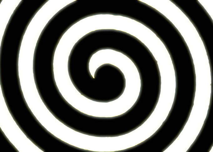Hypnotic spiral vintage