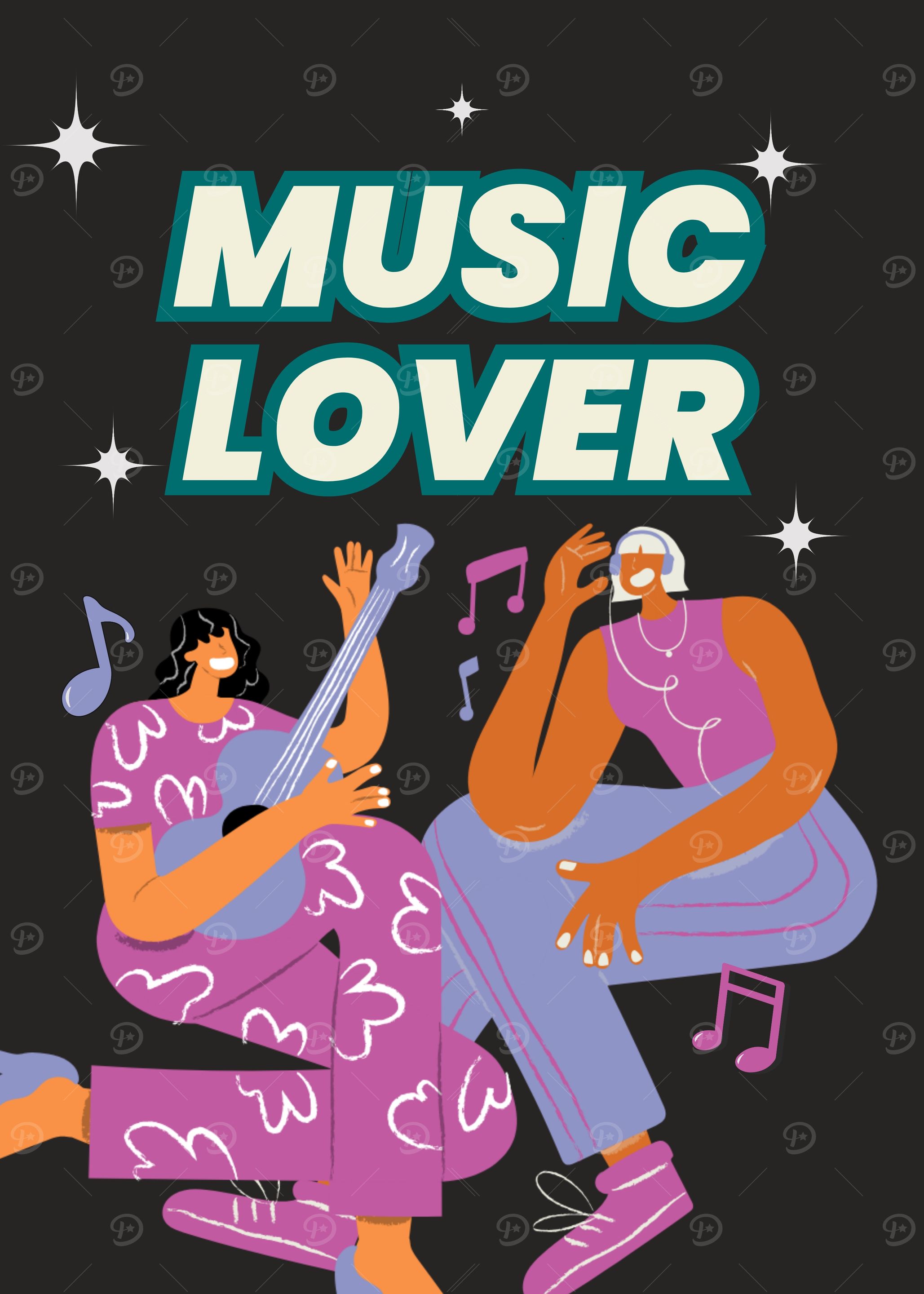Music Lover Illustration
