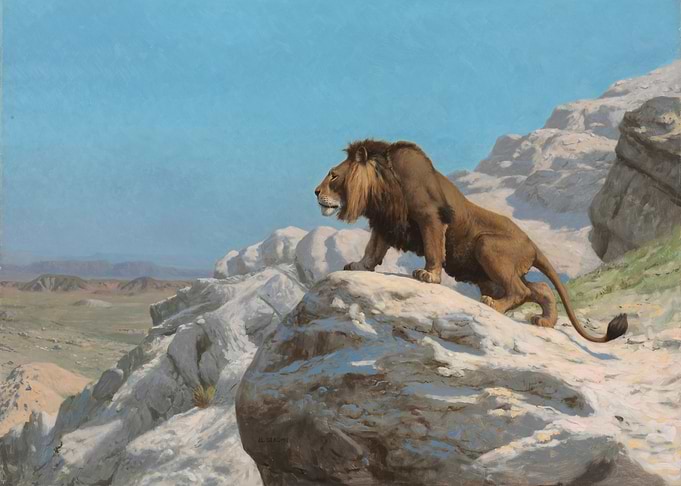 Lion on the Watch (1885)