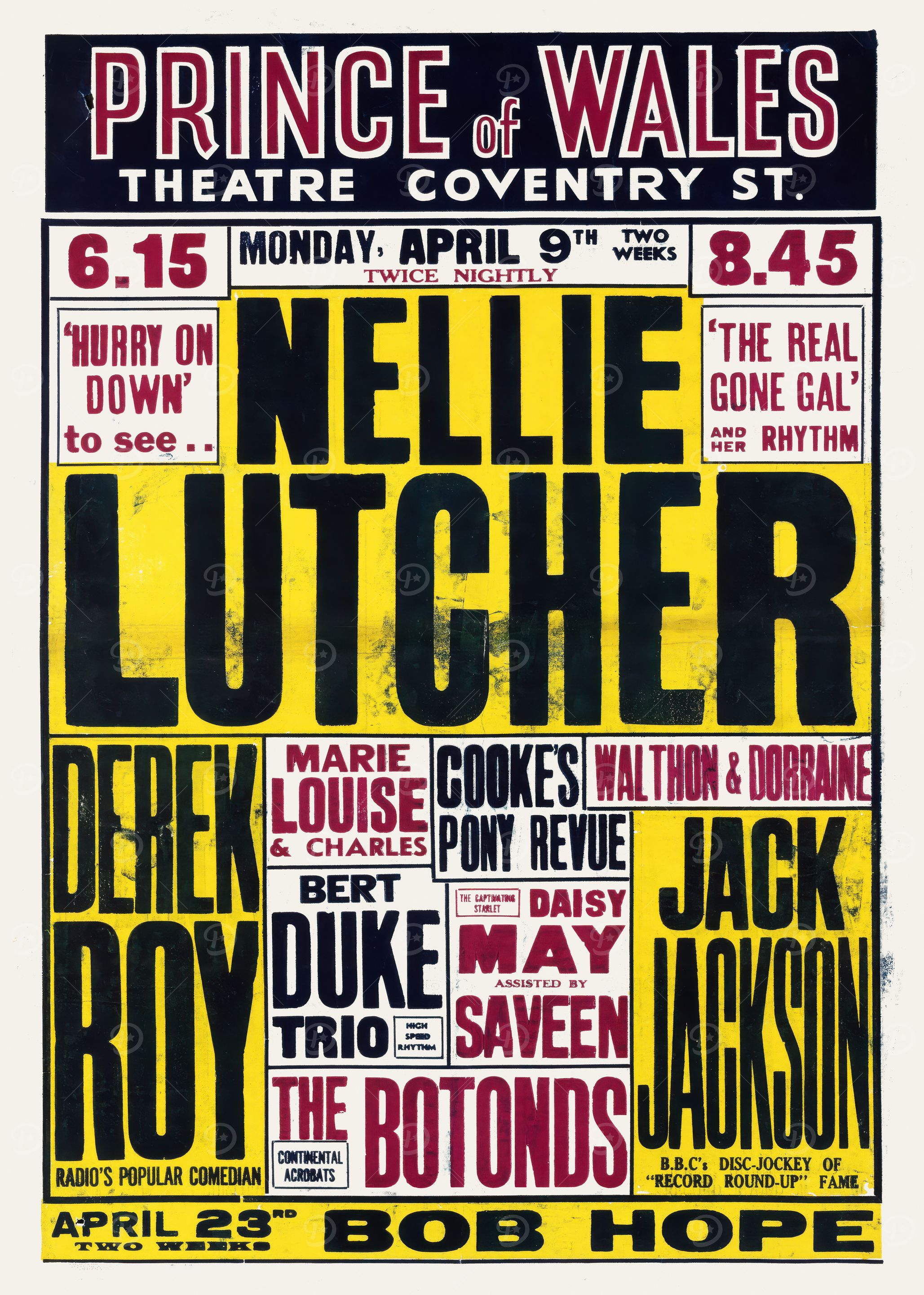 Nellie Lutcher Concert Poster