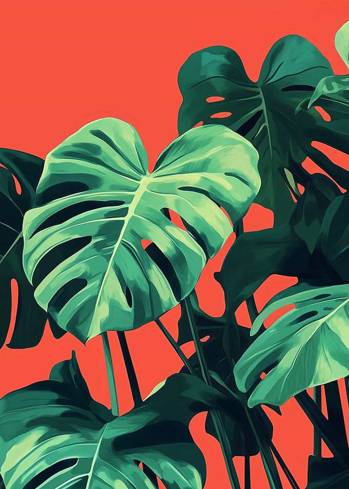 Tropical Leaf Art Print