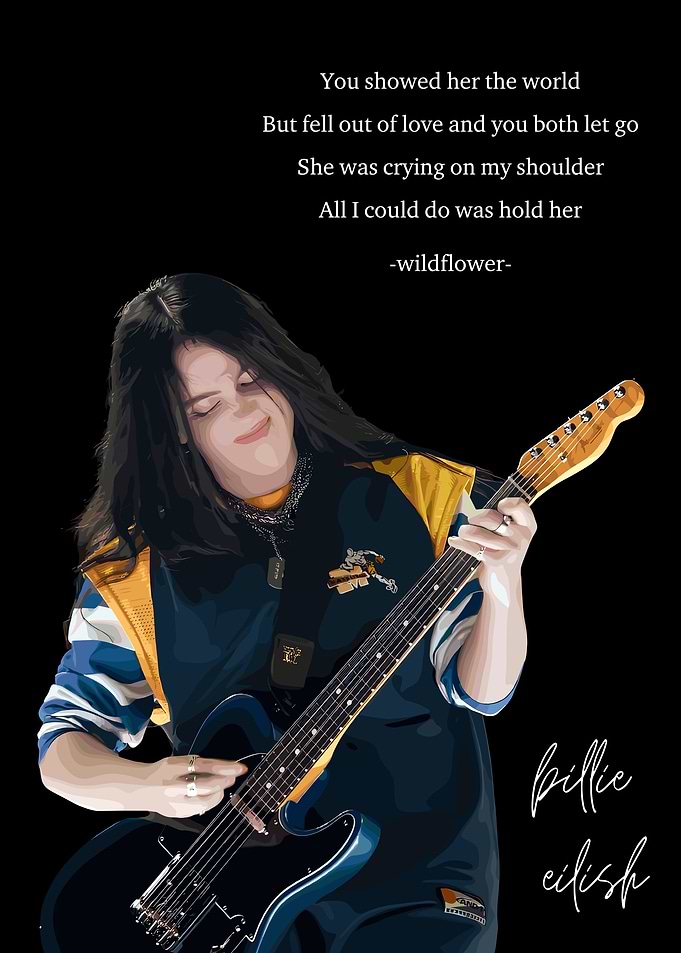 Billie Eilish Guitar posters
