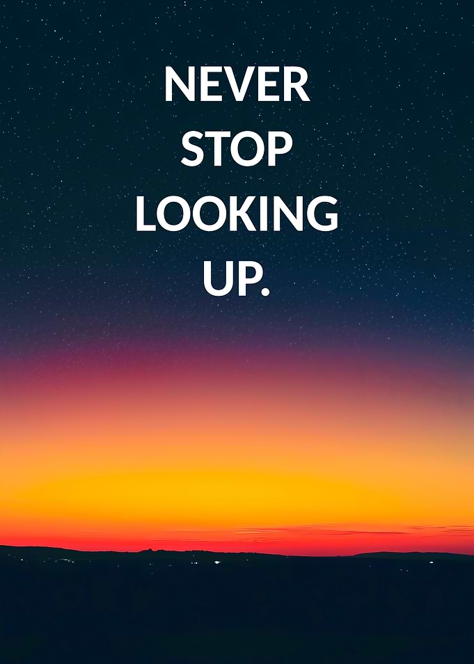 Never give up