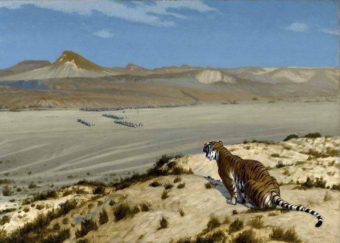 Tiger on the Watch (1888)
