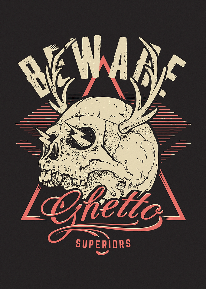 Beware Ghetto Skull