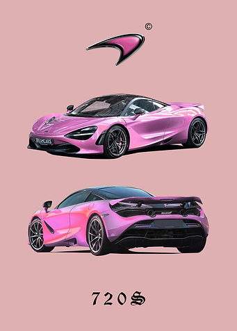 Pink McLaren 720S
