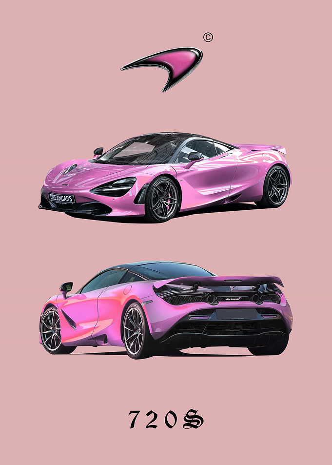 Pink McLaren 720S