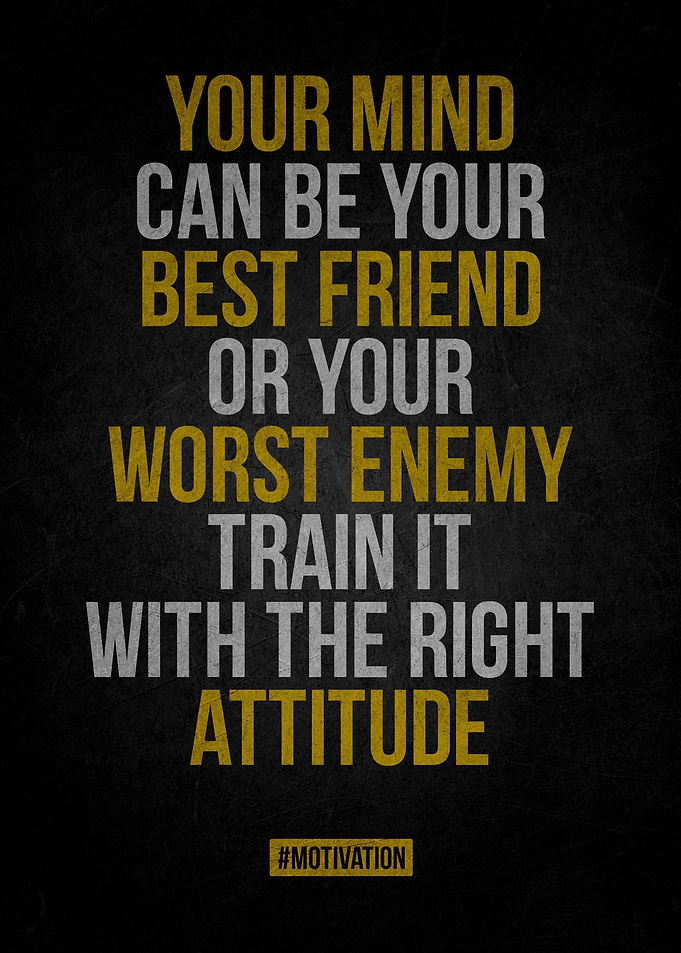 Mindset Motivation Poster