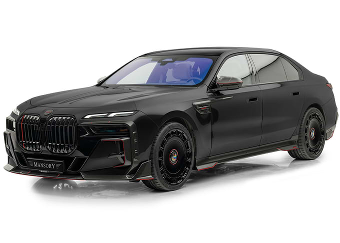 Black BMW i7 Mansory