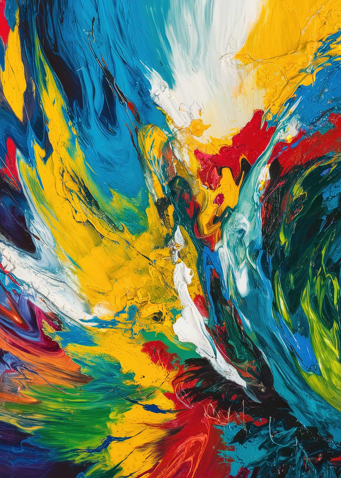 Abstract Colorful Painting
