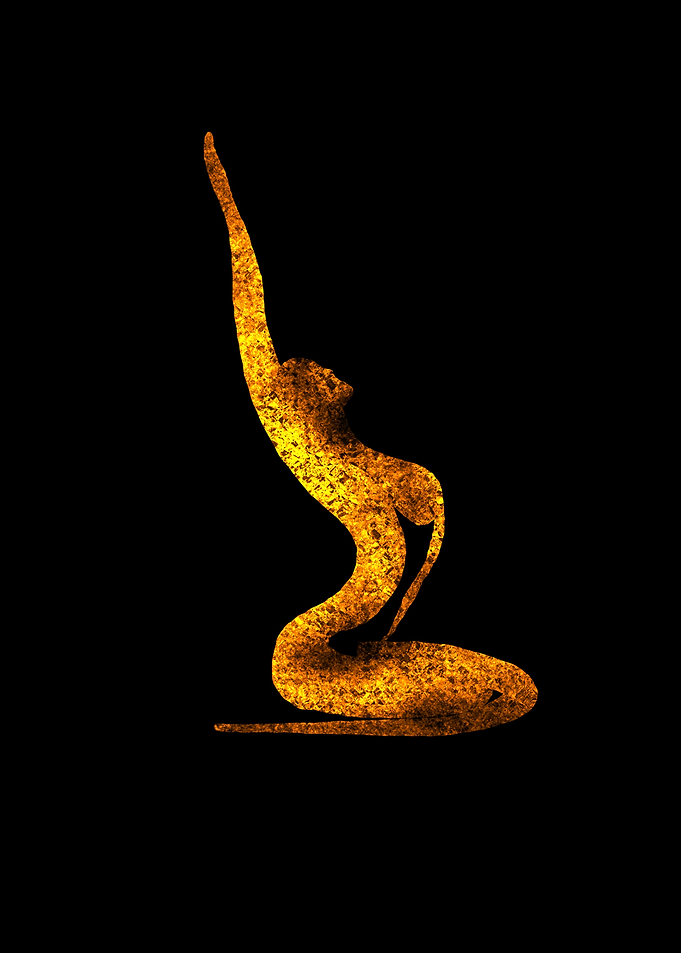Golden Yoga Pose