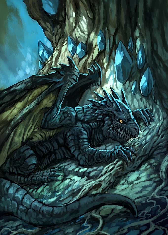 Nidhogg, the Dragon of Yggdrasil