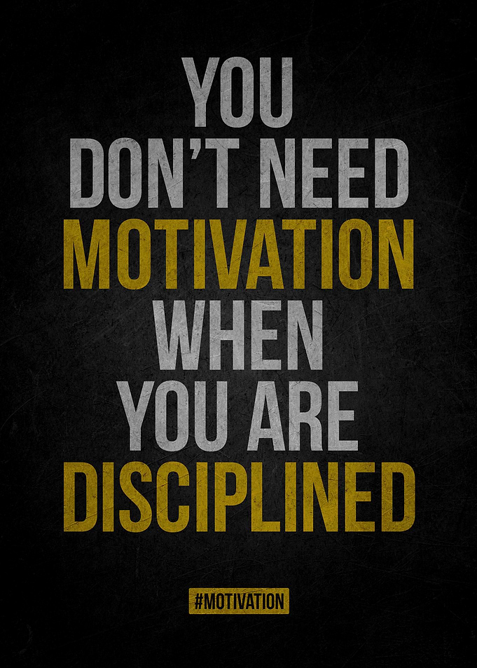 Motivation & Discipline Quote