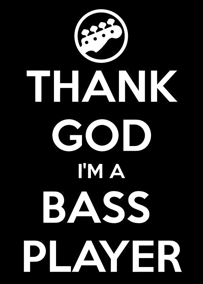 Bass Player Poster