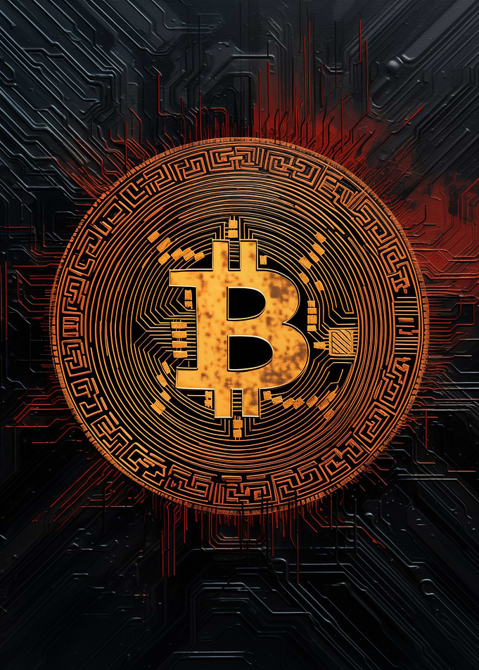 Bitcoin Cryptocurrency Art