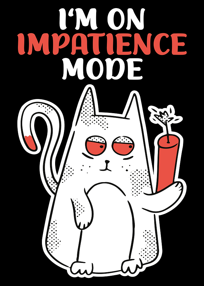 Impatient Cat with Dynamite