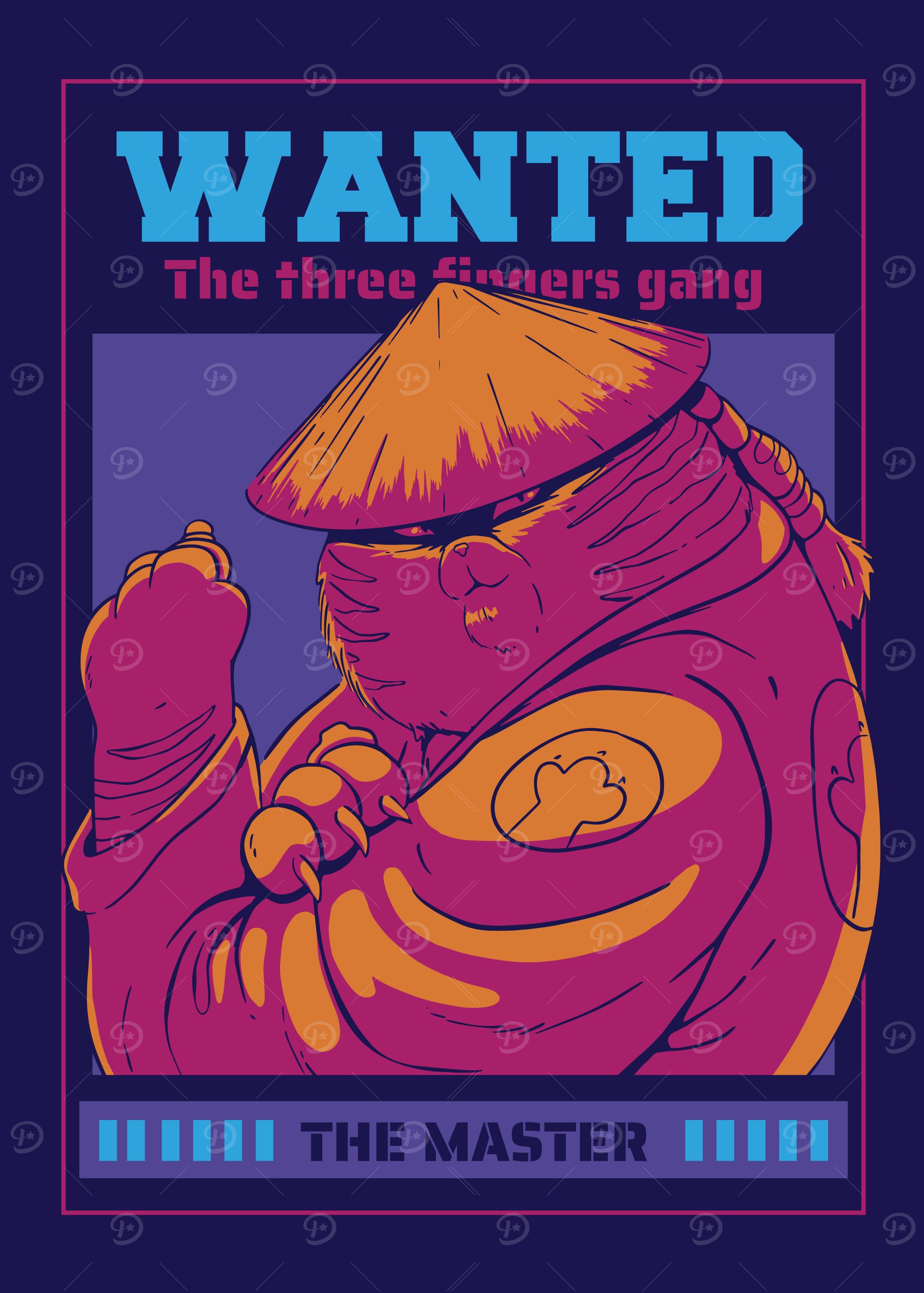 Cat Mafia The Master Wanted Poster