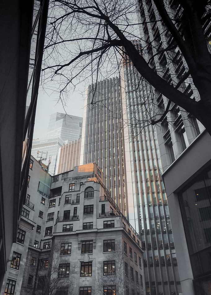 Cityscape with Tall Buildings