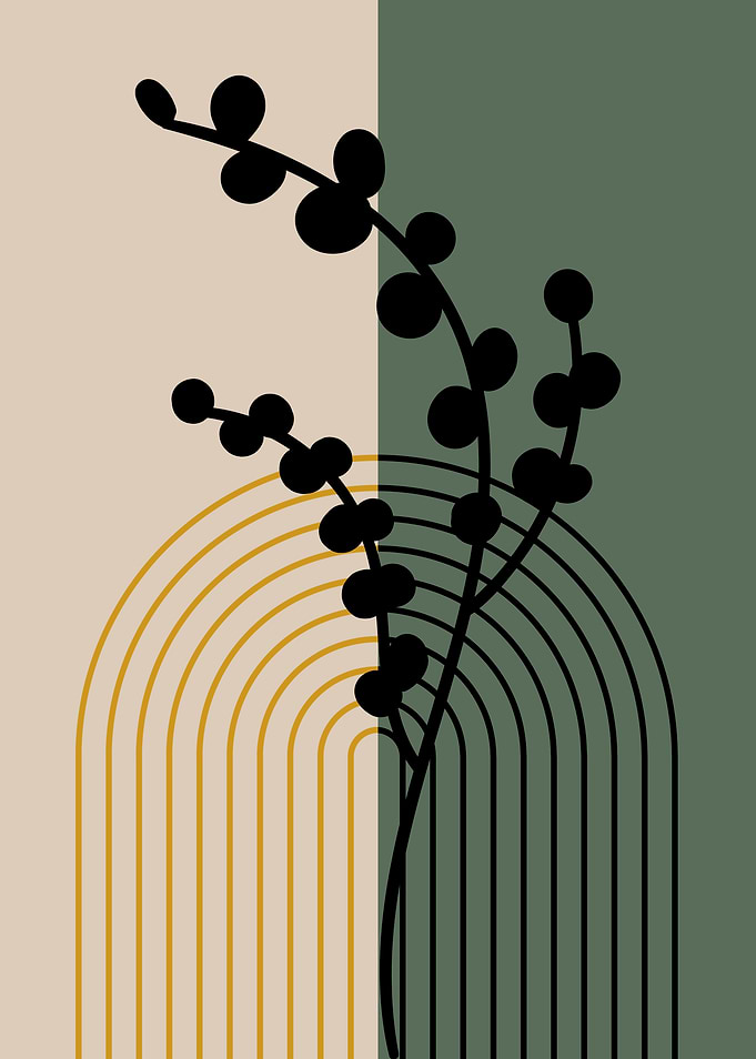 Abstract Floral Art
