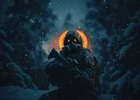 Gas Mask Soldier in Snow Stalker