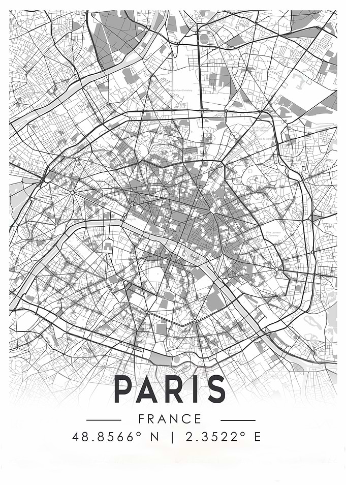 Paris City Map