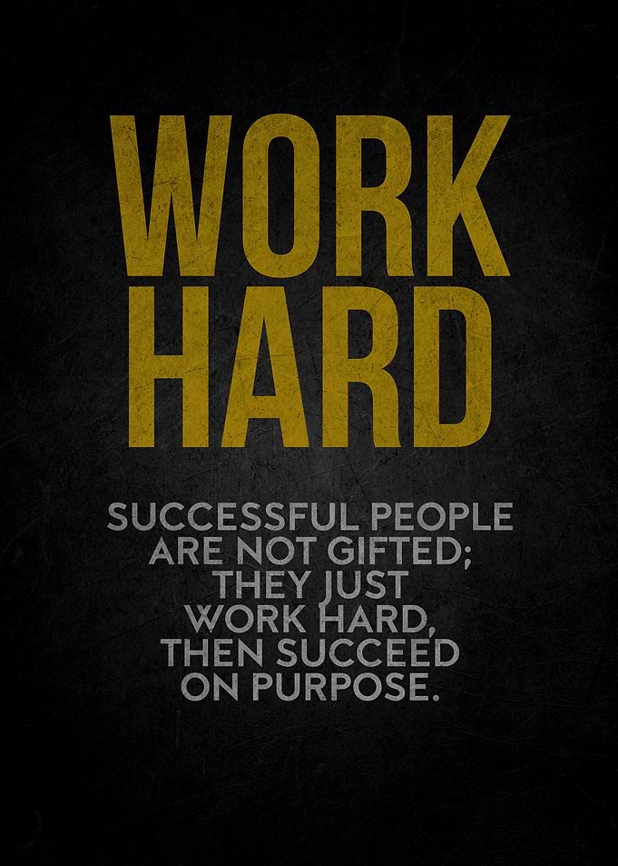 Work Hard, Succeed on Purpose