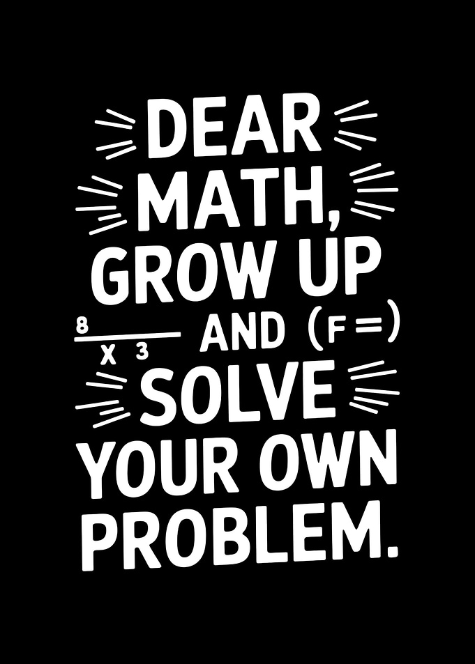 Funny Math Quote