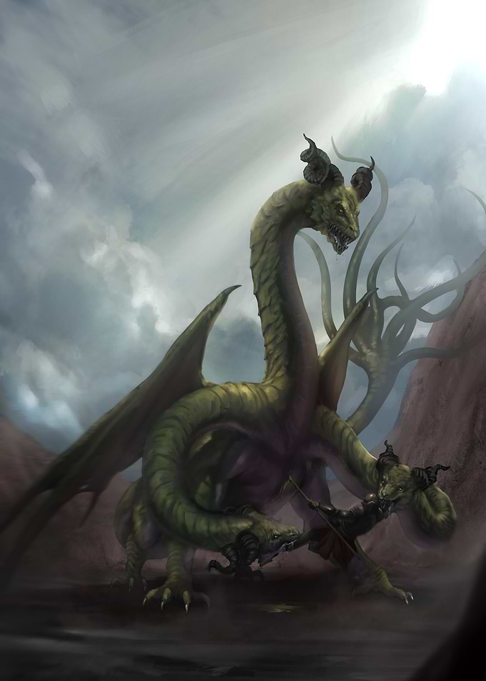 Two-Headed Dragon Battle