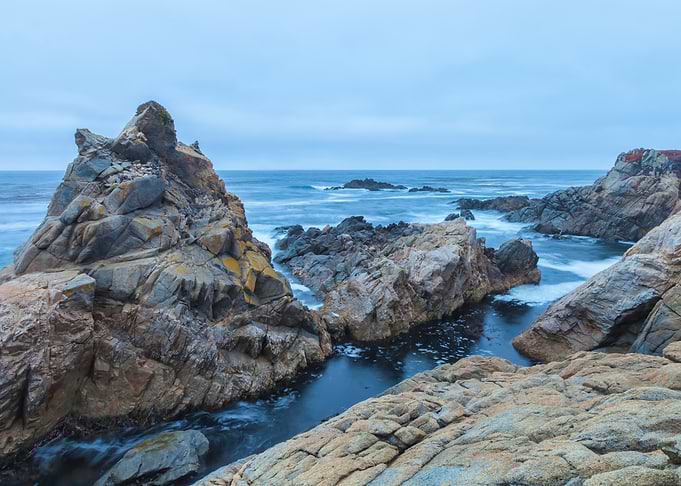 Rocky Coastline at Dawn