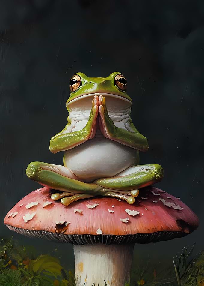 Frog in Meditation