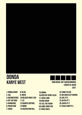 Kanye West - Donda Album Cover