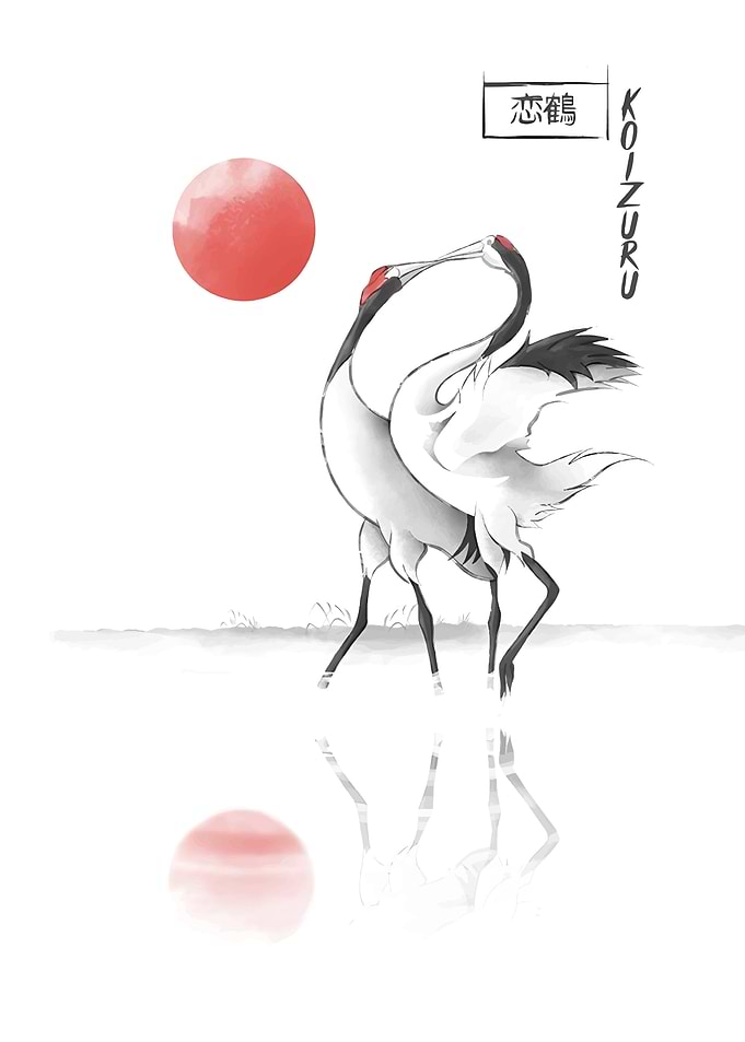 Japanese Crane Art