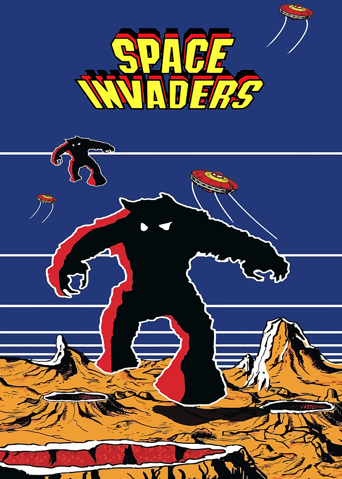 Space Invaders Poster