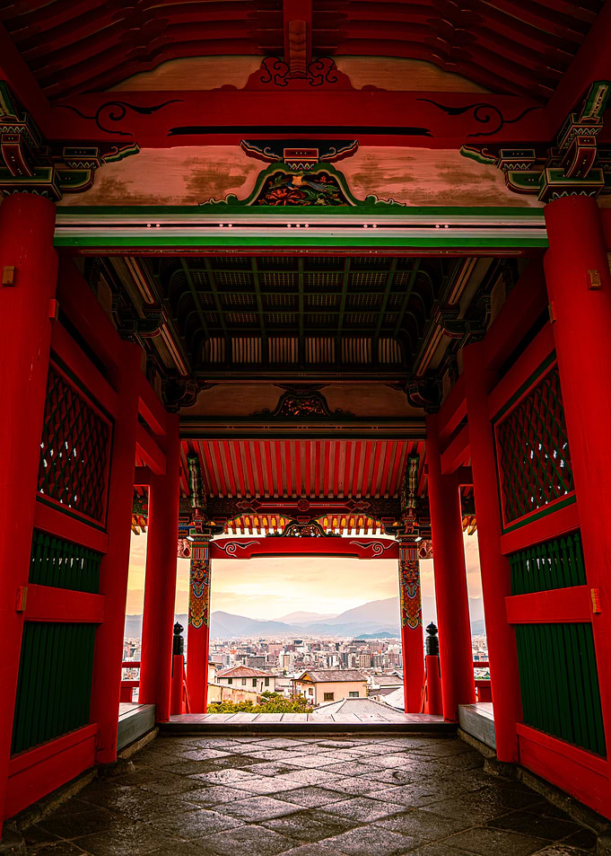 Japanese Temple Gateway