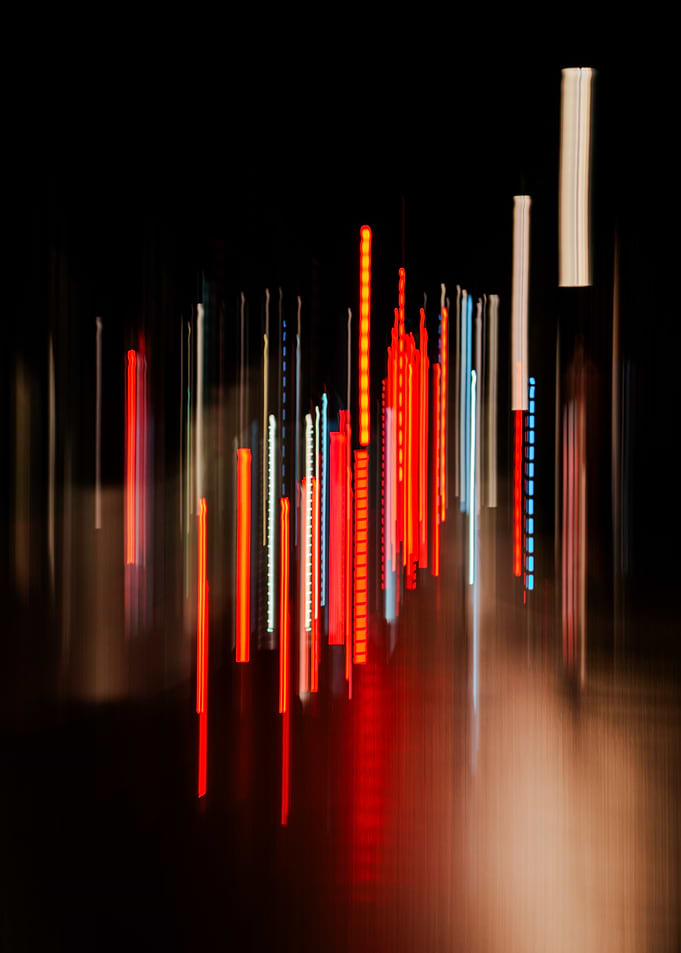 Abstract Light Streaks