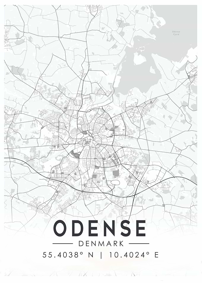 Odense City Map