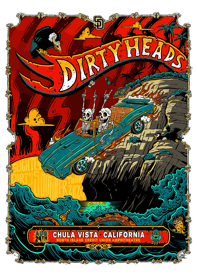 Dirty Heads Concert Poster