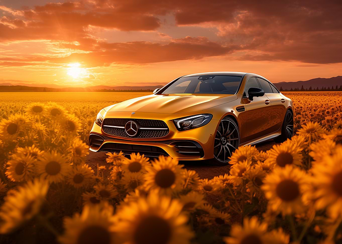 Mercedes Sunflower Field