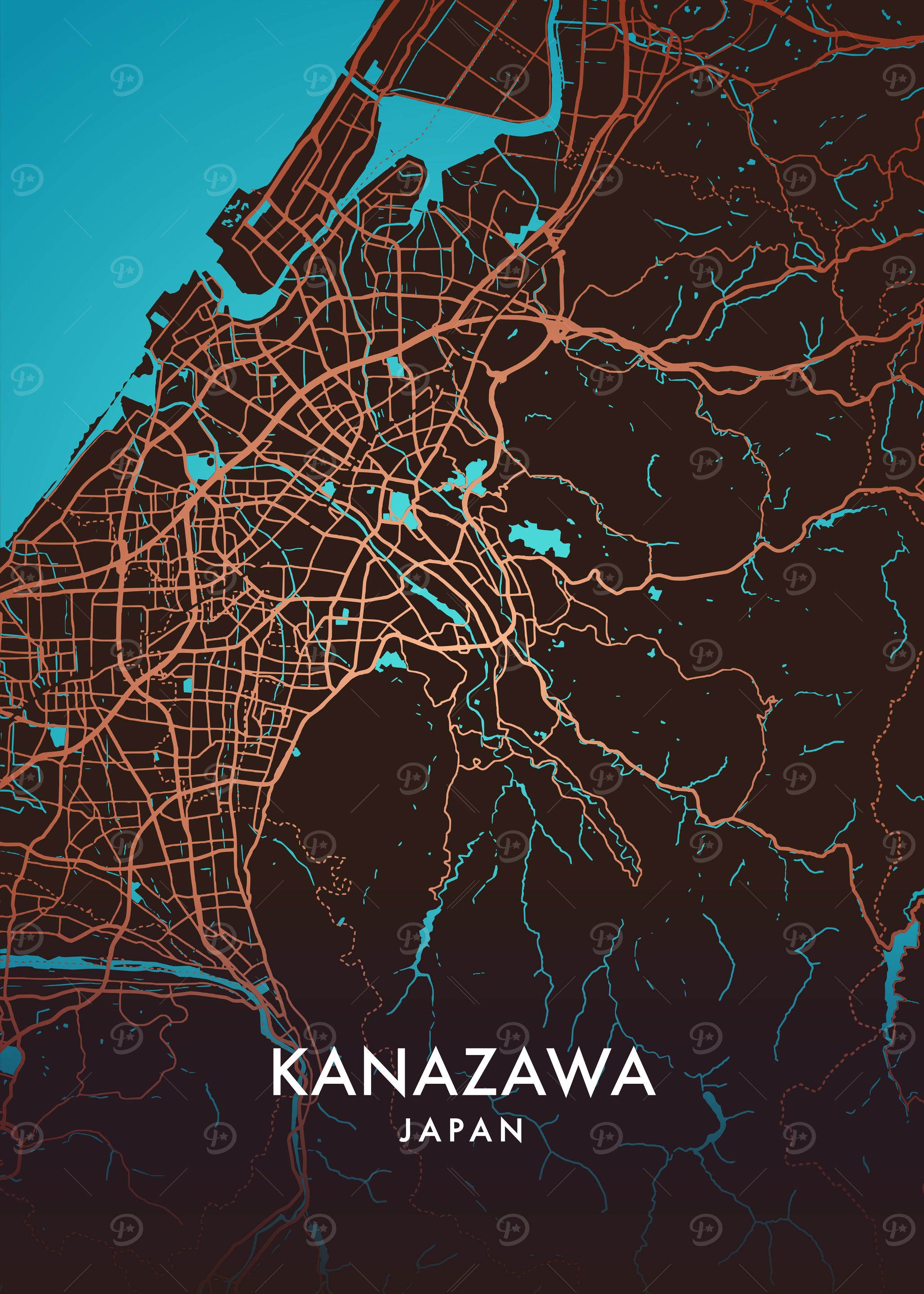 Kanazawa City Map