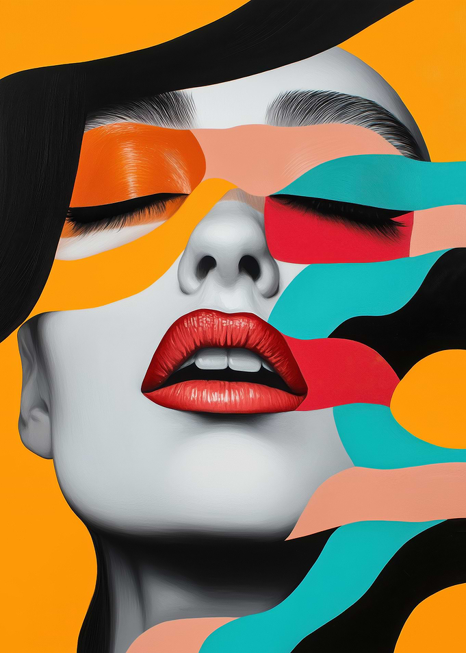 Abstract Woman Portrait