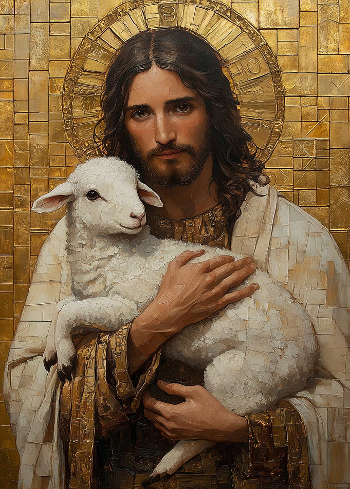 Jesus and the Lamb