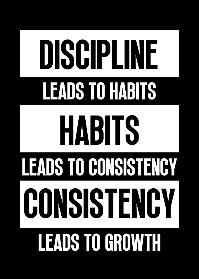 Discipline Leads to Growth