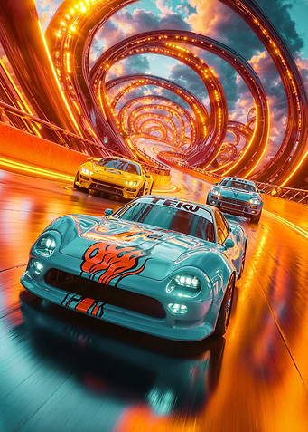 Futuristic Race Track