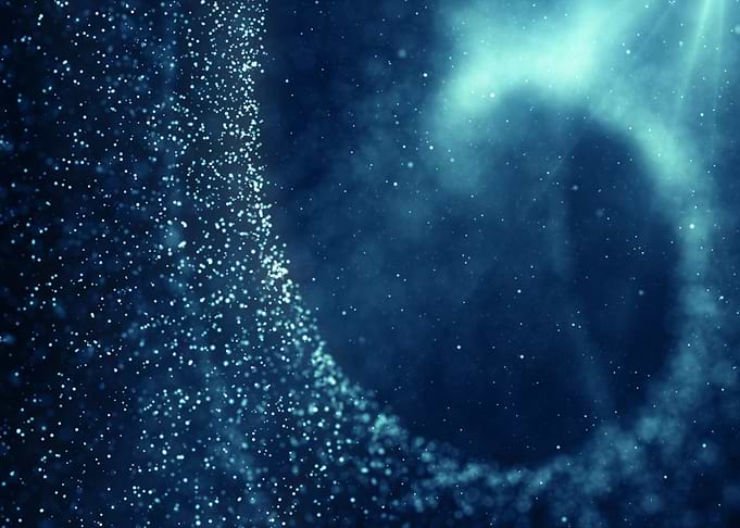 Abstract Blue Nebula