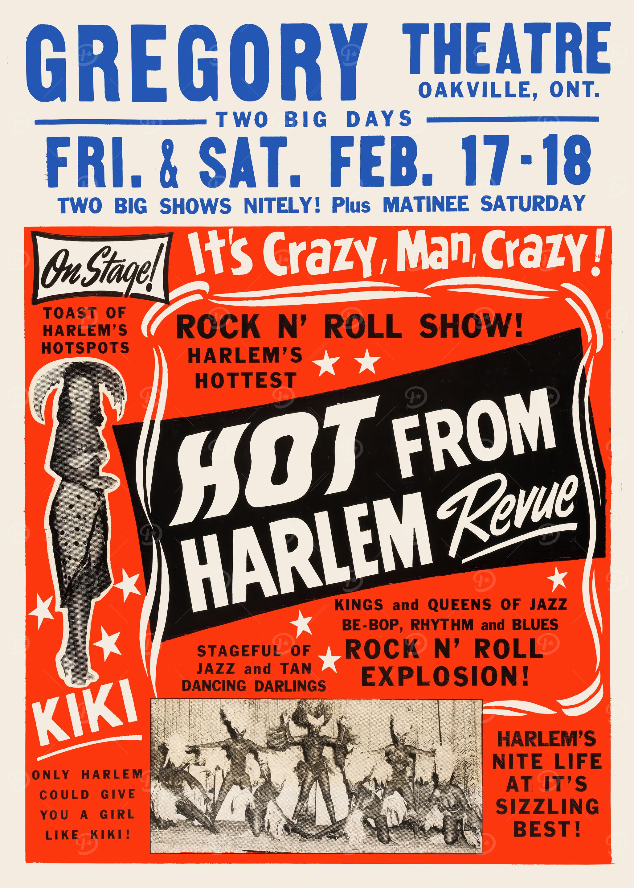 Hot From Harlem Revue Poster